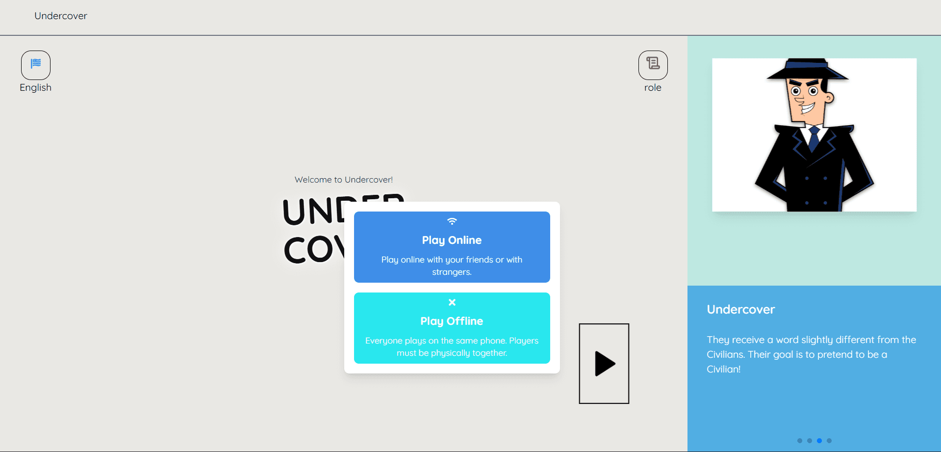 Undercover overview