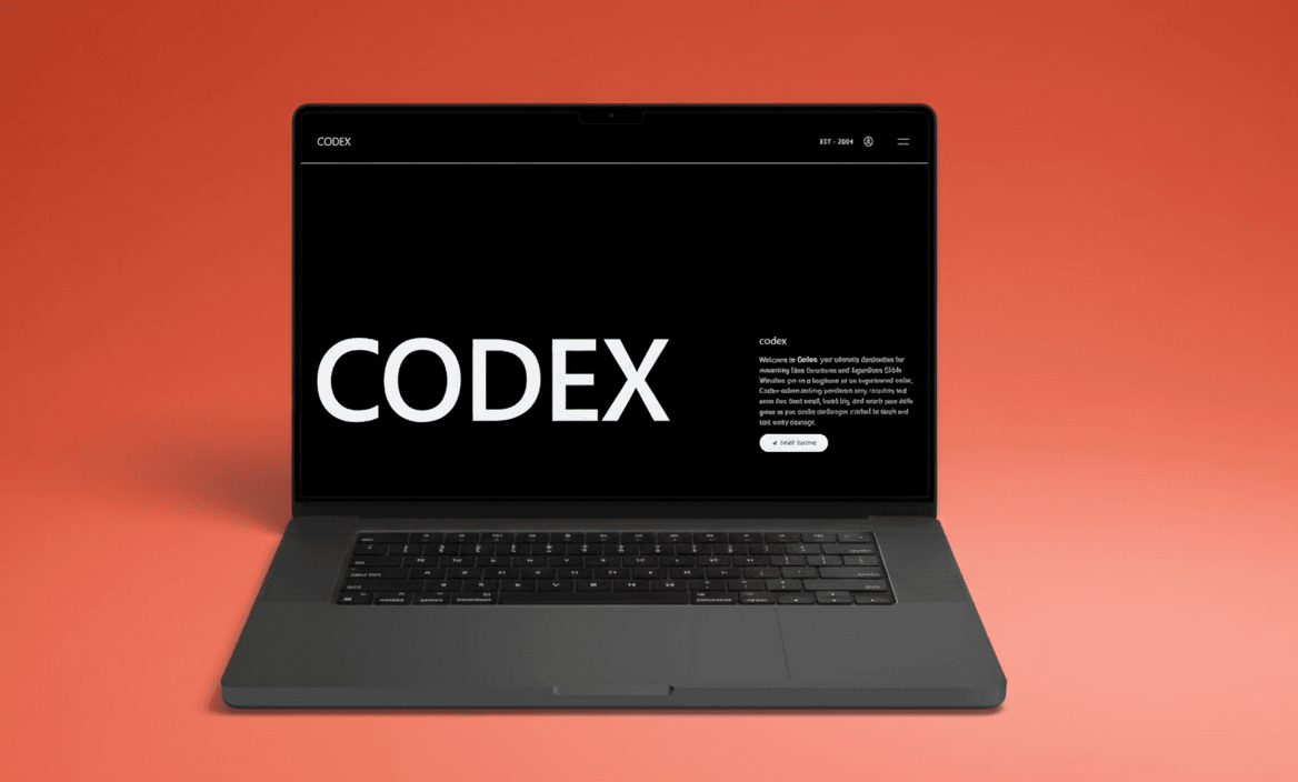 CODEX product mockup
