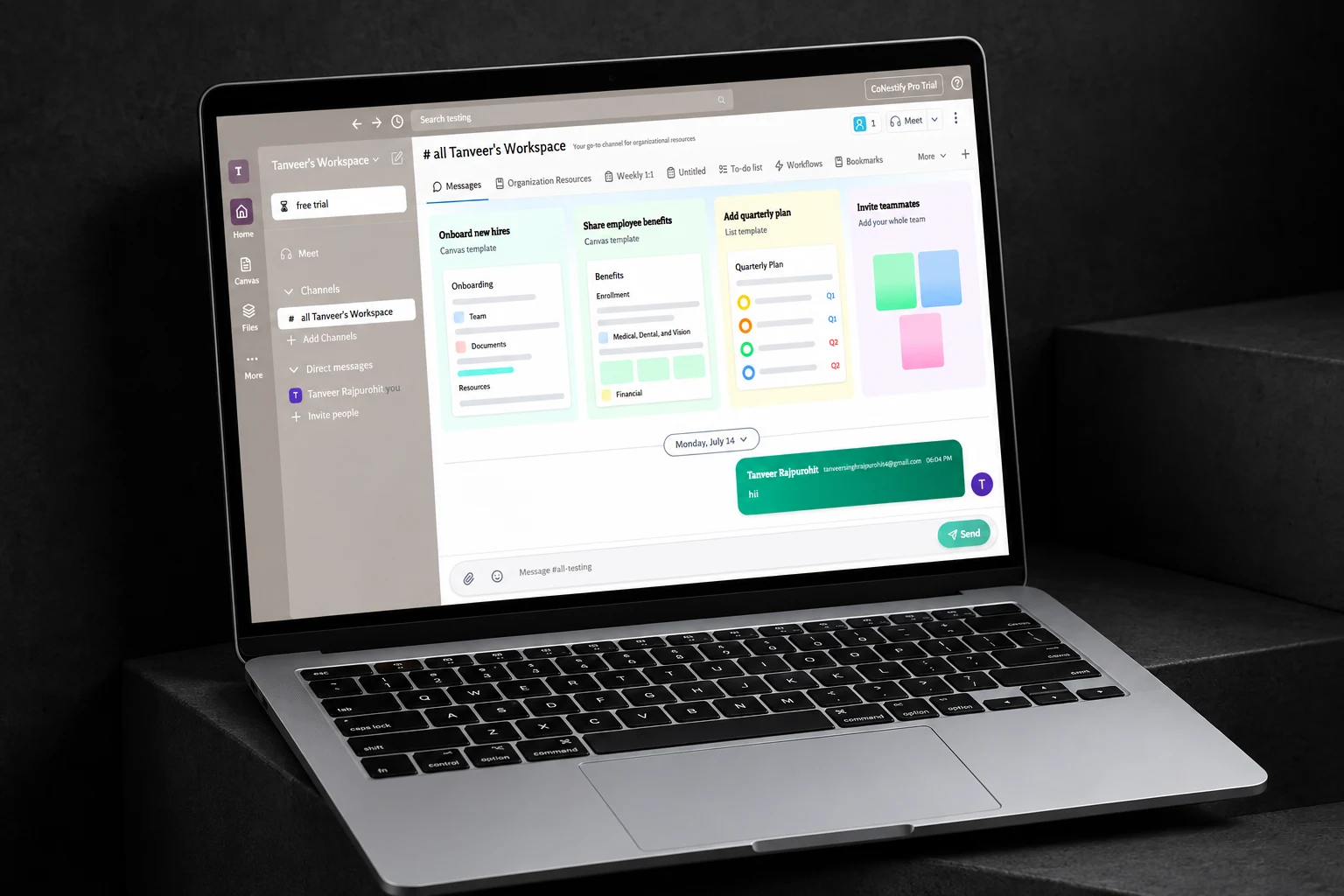CoNestify product mockup