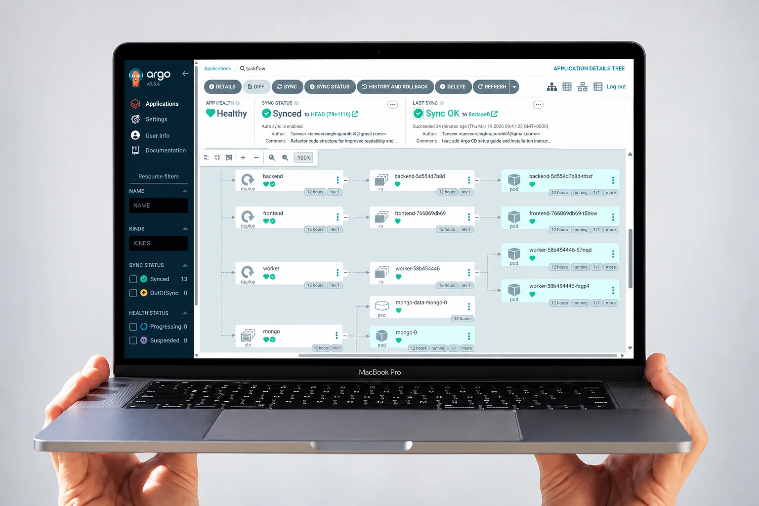 TaskFlow product mockup